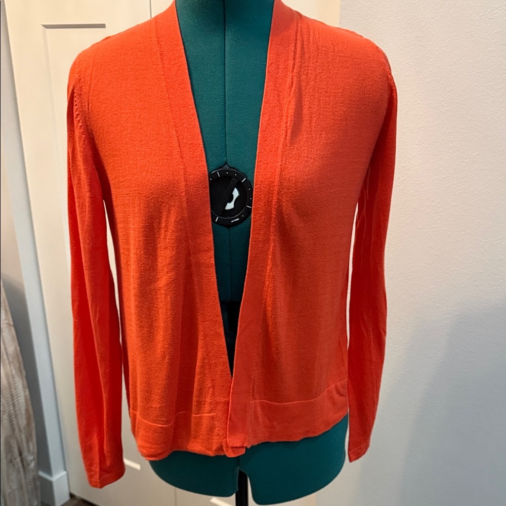 Old Navy Women's Vibrant Orange Cardigan